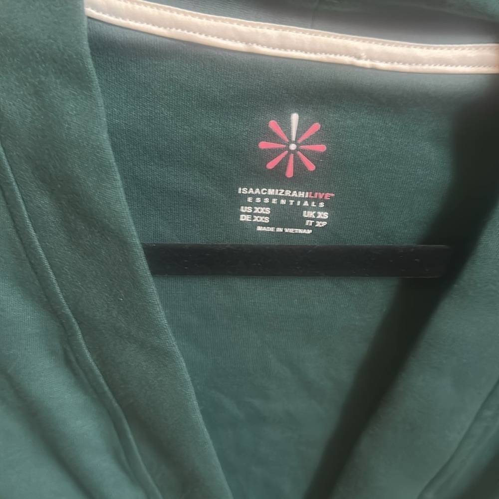 Women's Green Cardigan Sweater NWOT 
Issaac mizrah live essentials 
Size xxs - Picture 2 of 4